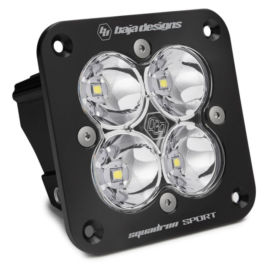 Baja Designs 551001 Squadron Sport Black Flush Mount LED Auxiliary Light Pod
