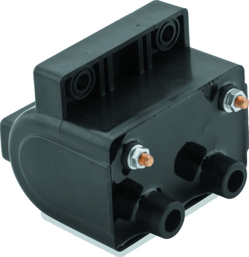TwinPower 210529 Twin Power 65-79 Big Twin and XL Ignition Coil Black Replaces H-D 31609-65A 5 Ohm