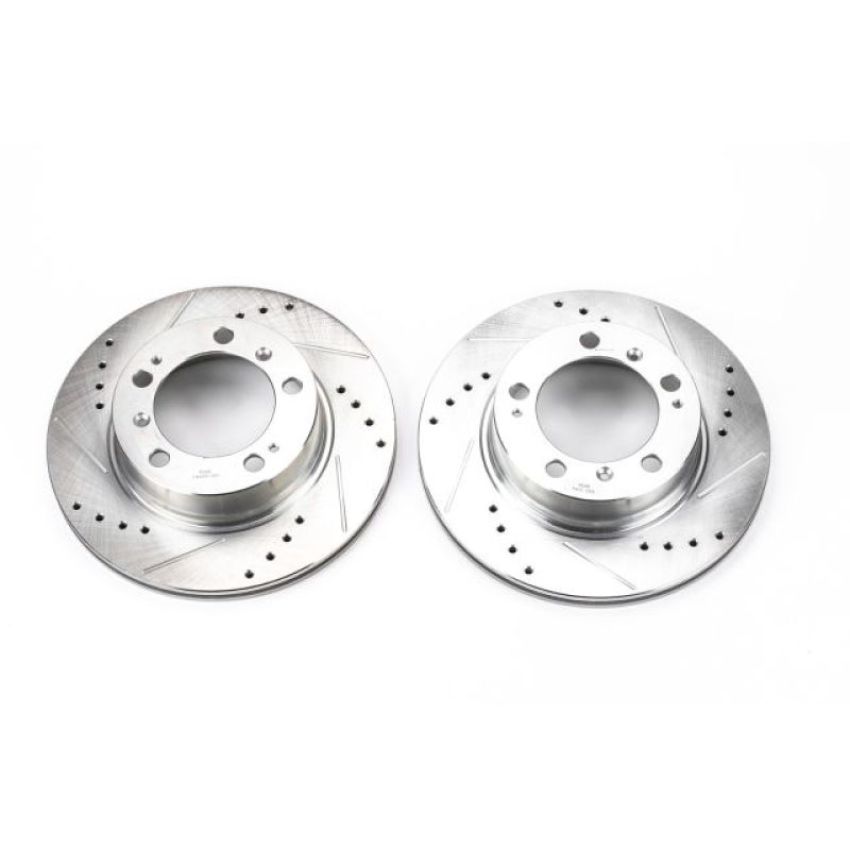 PowerStop EBR621XPR PowerStop Evolution Performance Drilled, Slotted & Plated Brake Rotor Pair