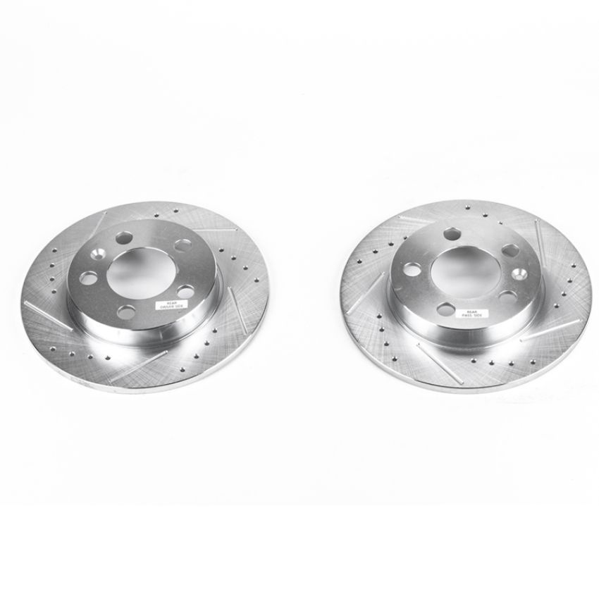 PowerStop EBR657XPR PowerStop Evolution Performance Drilled, Slotted & Plated Brake Rotor Pair