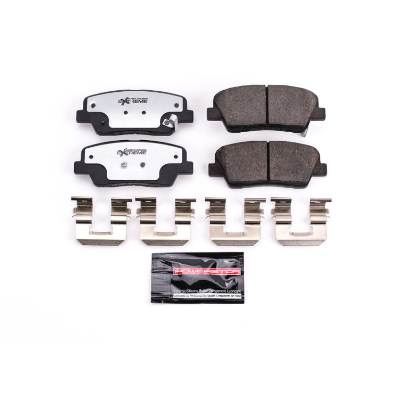 PowerStop Z26-1387 PowerStop - Z26 Performance Carbon-Fiber Ceramic Brake Pads with Hardware Kit
