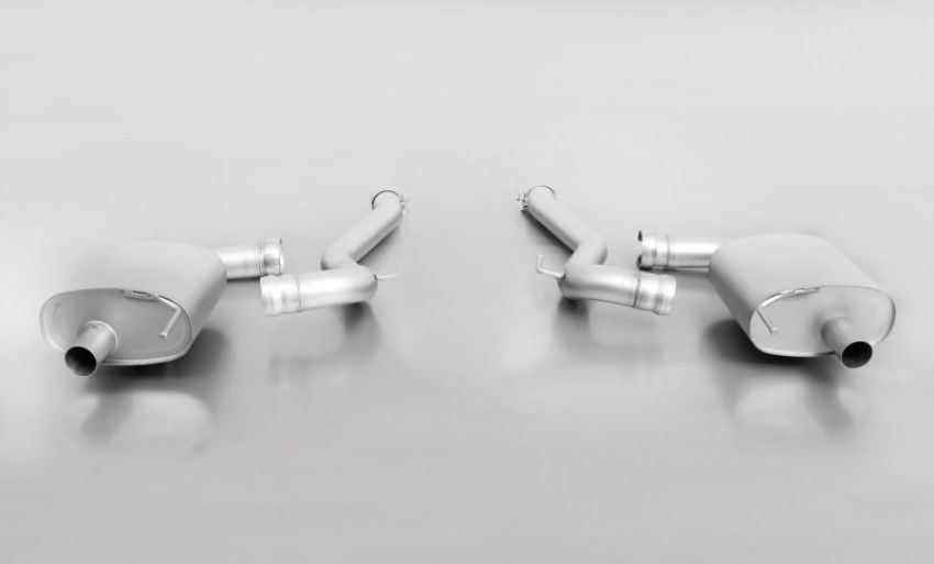 Remus 206815 0500LR 2015 Ford Mustang Coupe/Cabrio 2.3L Ecoboost Race Axle Back Exhaust (Tail Pipes Req)