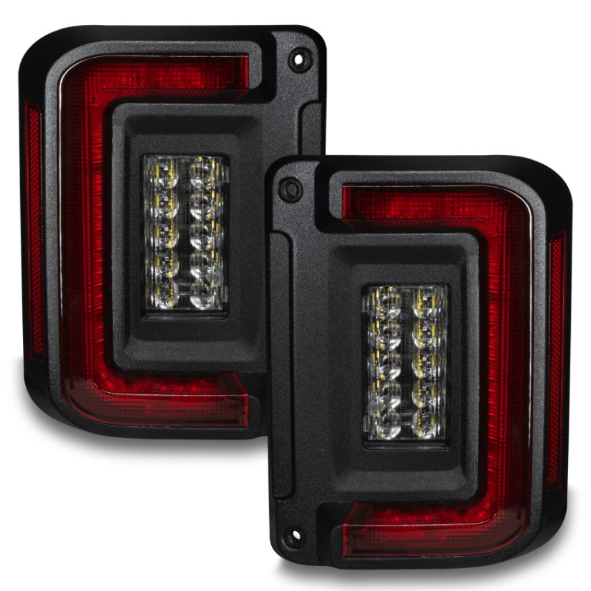 Oracle Lighting 5891-504 ORACLE Lighting Flush Mount LED Tail Lights for Jeep Wrangler JK