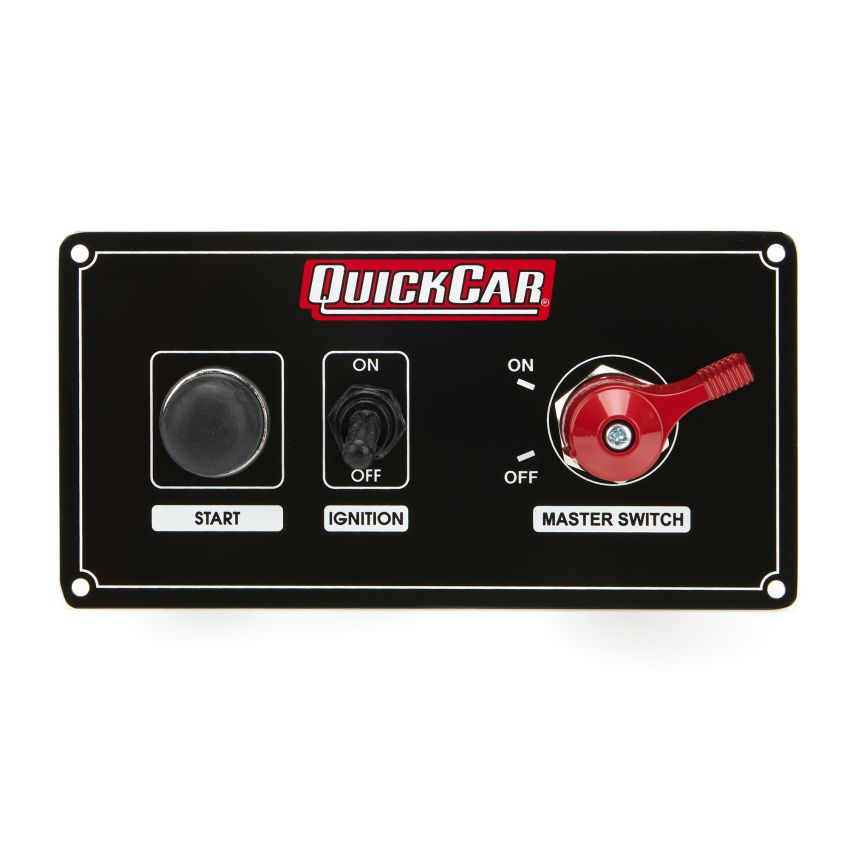 QUICKCAR RACING PRODUCTS QRP55-8022 Ignition Panel w/ MSD & 1 Acc. Switch