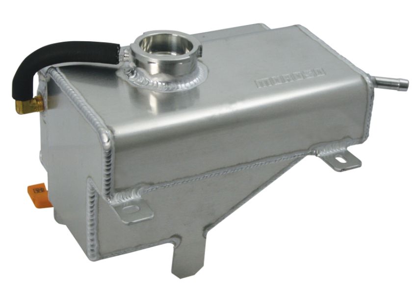 Moroso 63782 05-10 Ford Mustang Coolant Expansion Tank (w/Built-In Overflow) - Direct Bolt-In Replacement