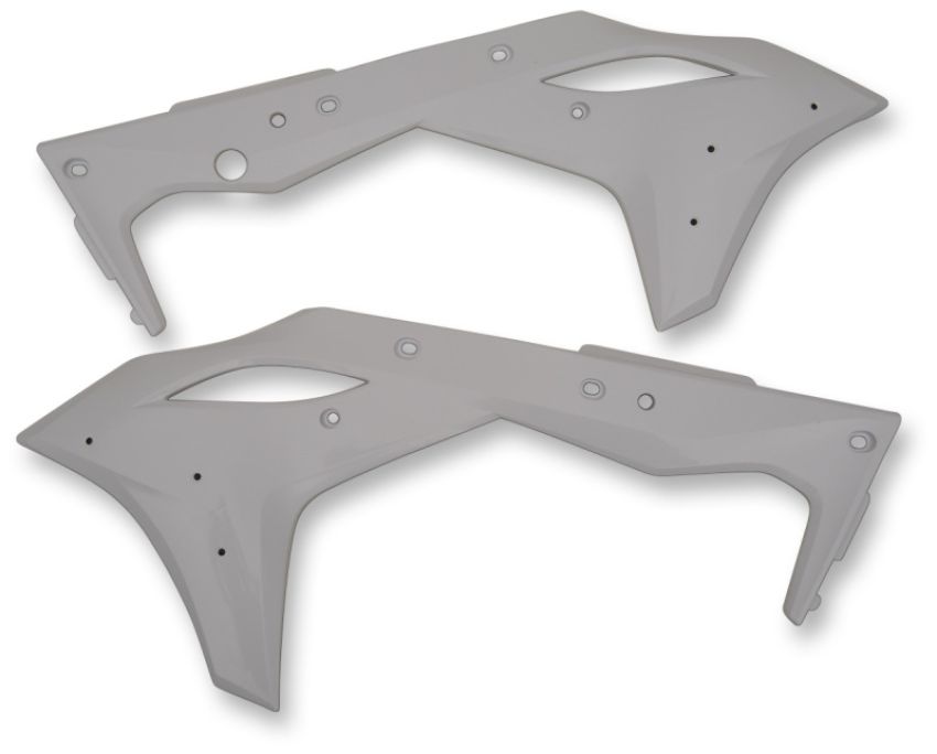Cycra 1CYC-1868-42 17-20 Kawasaki KX250F Powerflow Radiator Shrouds - White