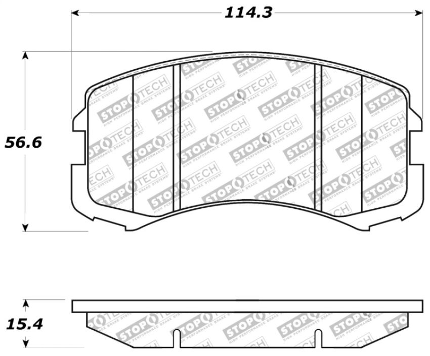 Stoptech 309.09040 Performance Brake Pads