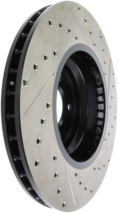 Stoptech 127.34093R 07-09 BMW 335 (E90/E92/E93) Slotted & Drilled Right Front Rotor