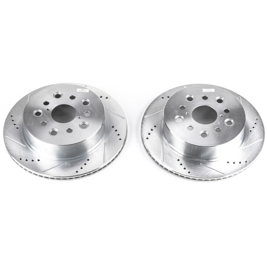 PowerStop JBR939XPR PowerStop Evolution Performance Drilled, Slotted & Plated Brake Rotor Pair