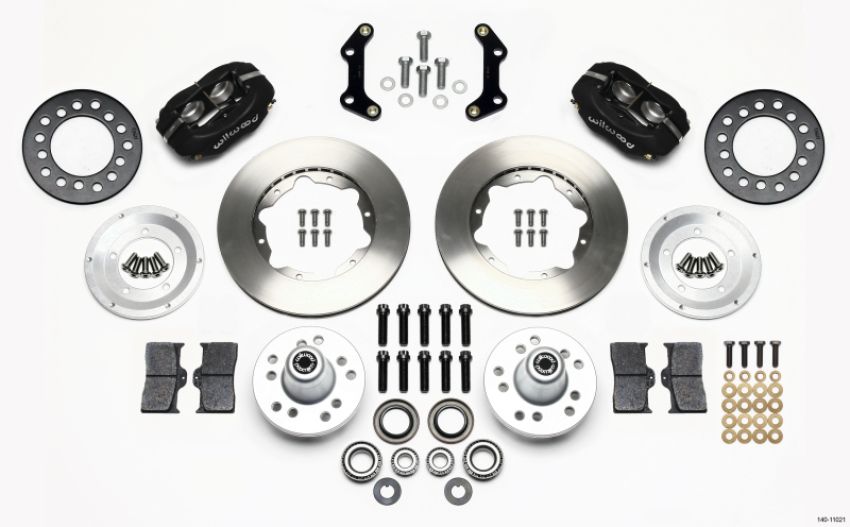 Wilwood 140-11021 Forged Dynalite Front Kit 11.00in 70-72 CDP B & E Body-Disc