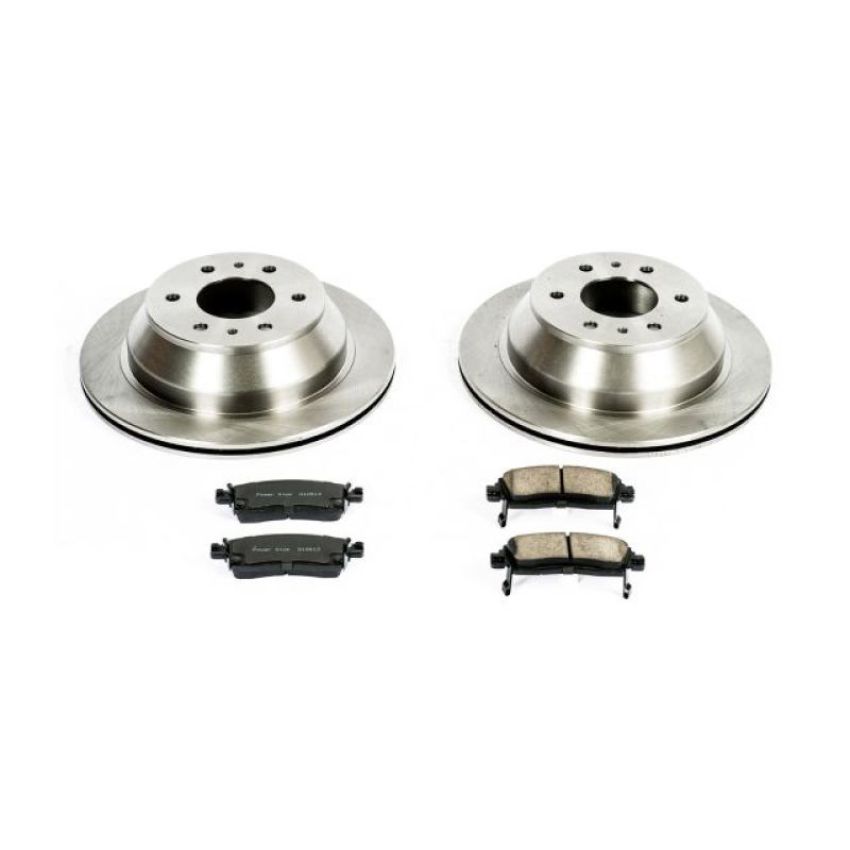 PowerStop KOE2050 OE Stock Replacement Low-Dust Ceramic Brake Pad and Rotor Kit