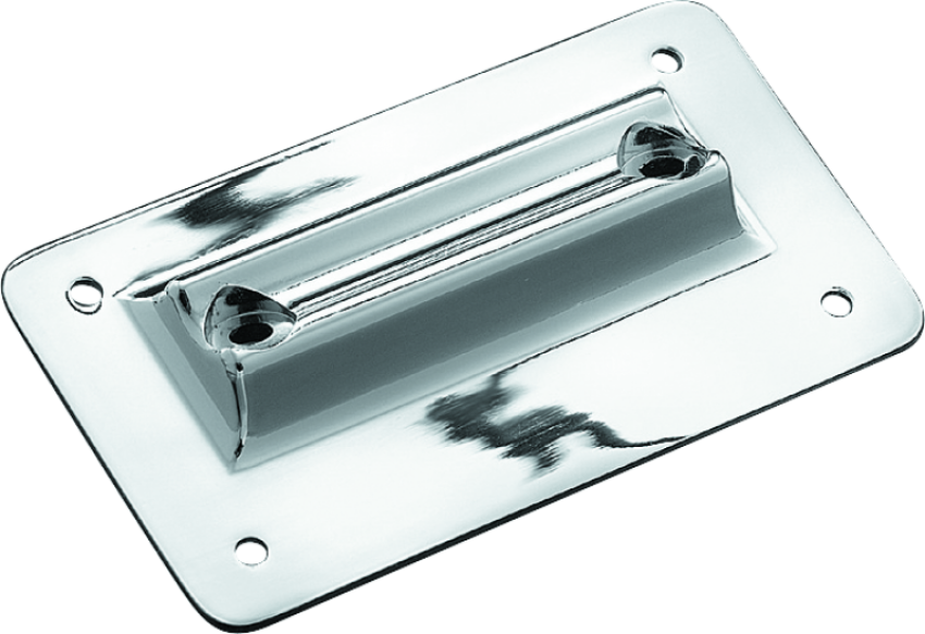 Kuryakyn 113 Laydown License Plate Holder 97-08 Touring Chrome