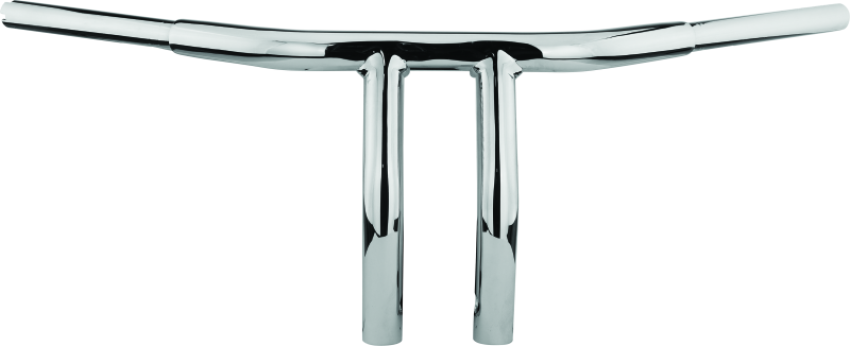 Bikers Choice 402246 Throttle By Wire Chrome 8 Inch Pullback 1.25 Inch Fat Riser Tbar Custom