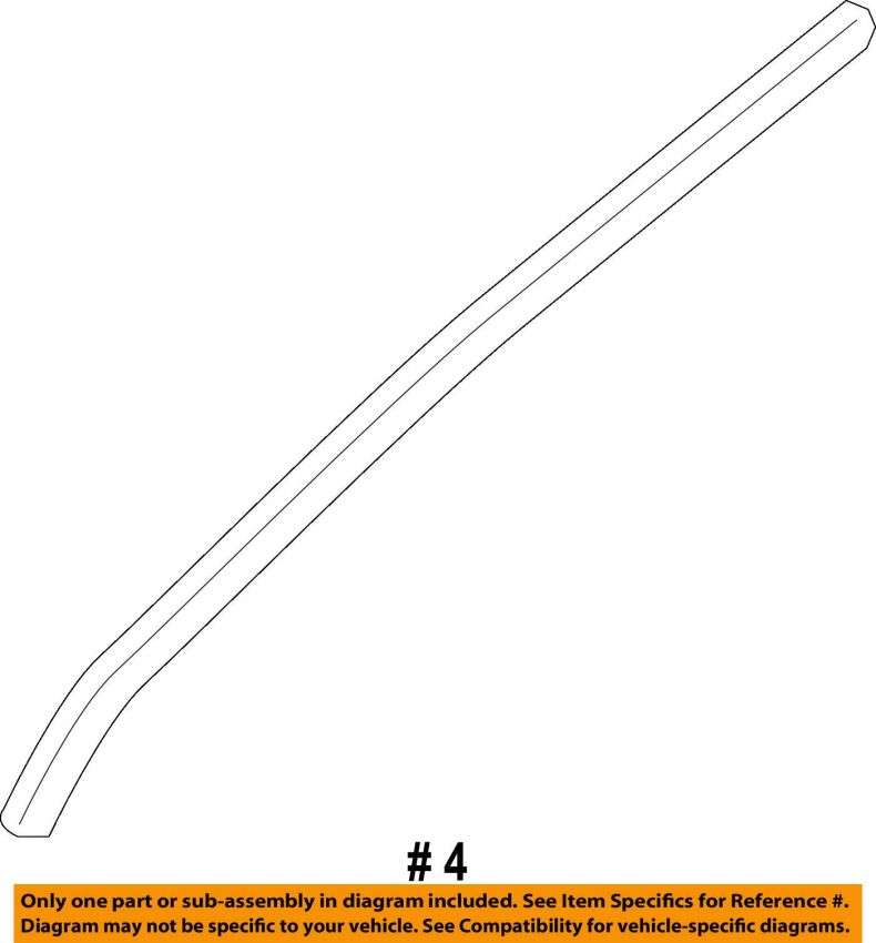 Mopar 55079290AD MOLDING, Roof