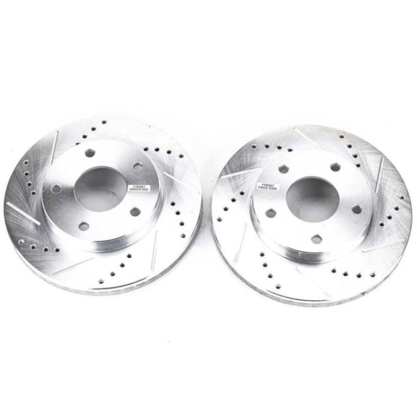 PowerStop AR8638XPR PowerStop Evolution Performance Drilled, Slotted & Plated Brake Rotor Pair