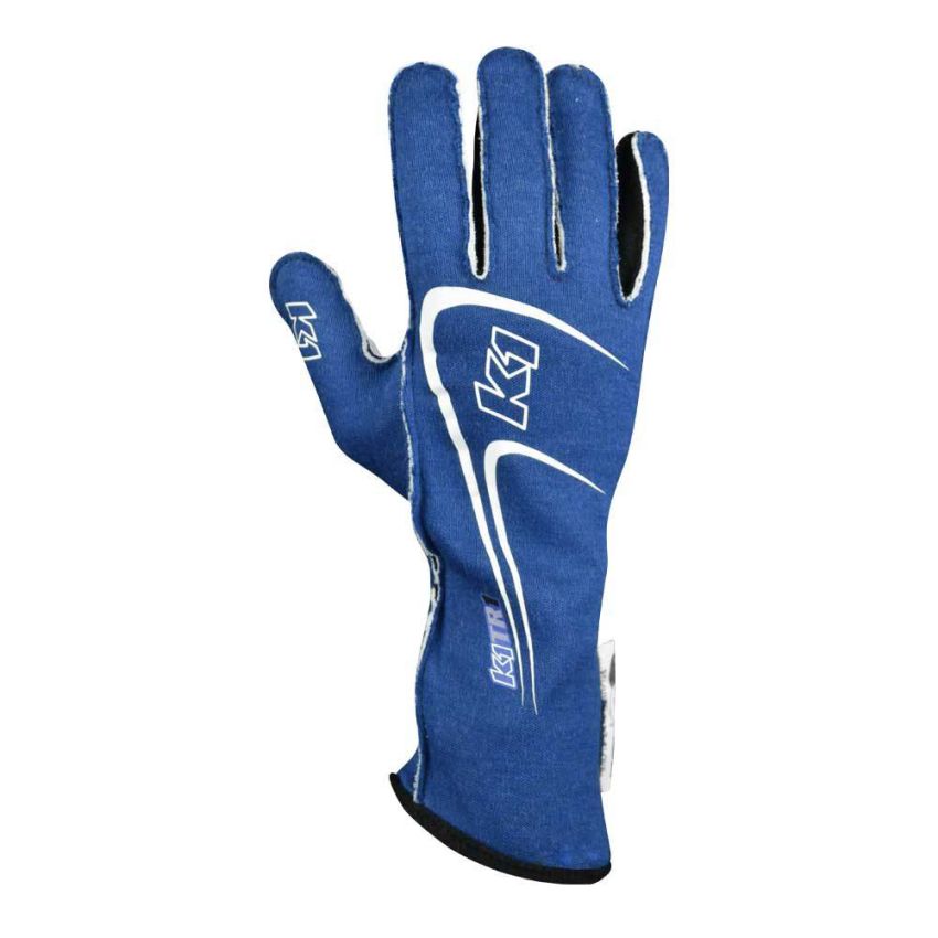 K1 RACEGEAR K1R23-TR1-B-2XS Glove Track 1 Blue XX- Small Youth