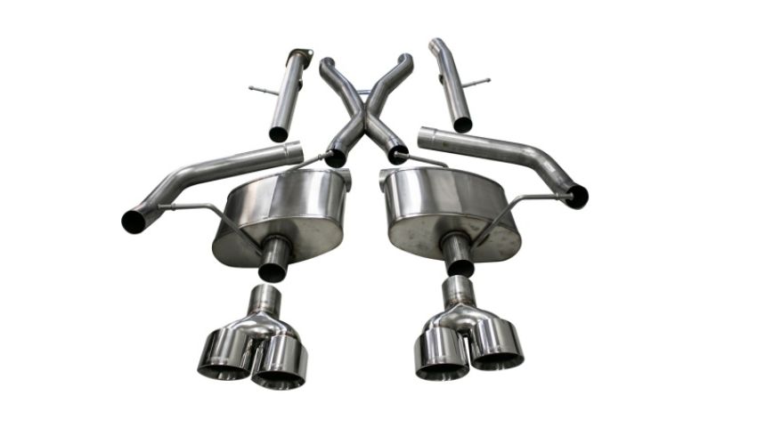 CORSA Performance 21052 Corsa 18-21 Jeep Grand Cherokee TrackHawk 6.2L Xtreme Cat-Back Dual Rear Exit w/4.5in Polished Tips