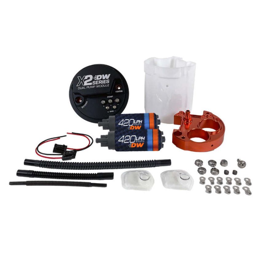 DeatschWerks 9-421-7050 X2 Series Fuel Pump Module with Dual DW420 Pumps For 2008-21 WRX/STI