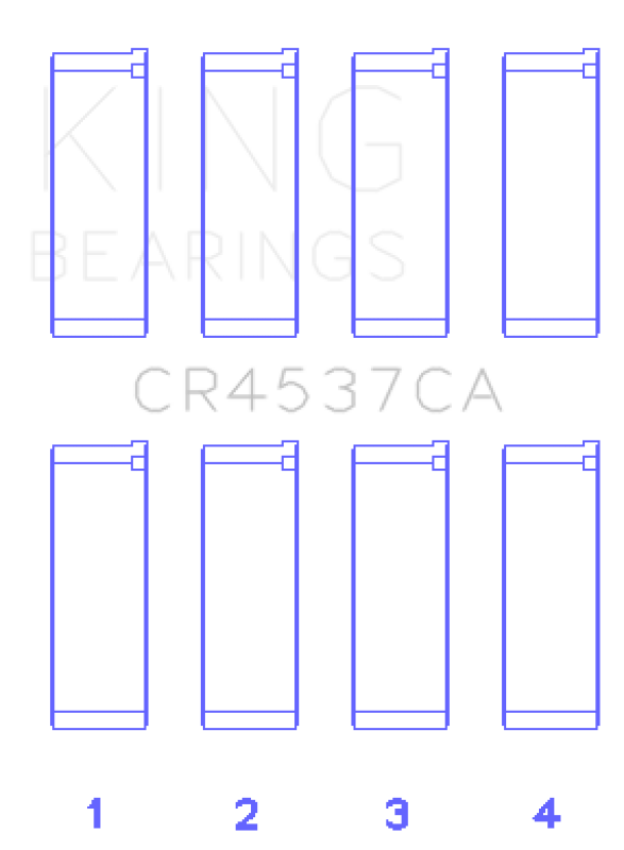 King Mini Cooper S/Cooper S Conv/Works W10B16A (Size STD) Rod Bearing Set
