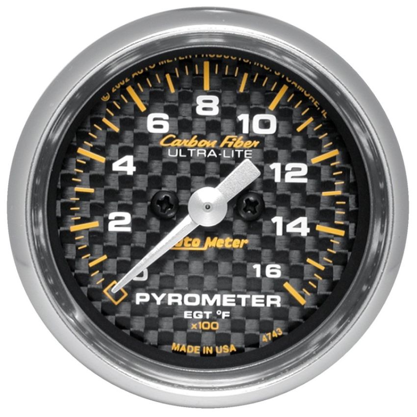 AutoMeter 4744 GAUGE, PYROMETER (EGT), 2 1/16