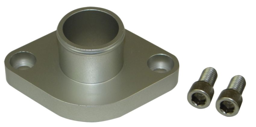 Moroso 63477 Chevrolet Big Block/Small Block Water Outlet Filler Neck - 1.5in Hose w/O-Ring - Aluminum