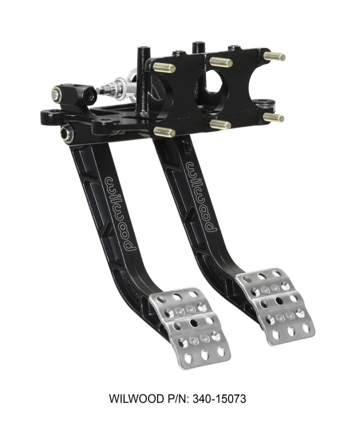 Wilwood 340-15073 Adjustable-Trubar Dual Pedal - Brake / Clutch - Rev. Swing Mount - 5.1:1