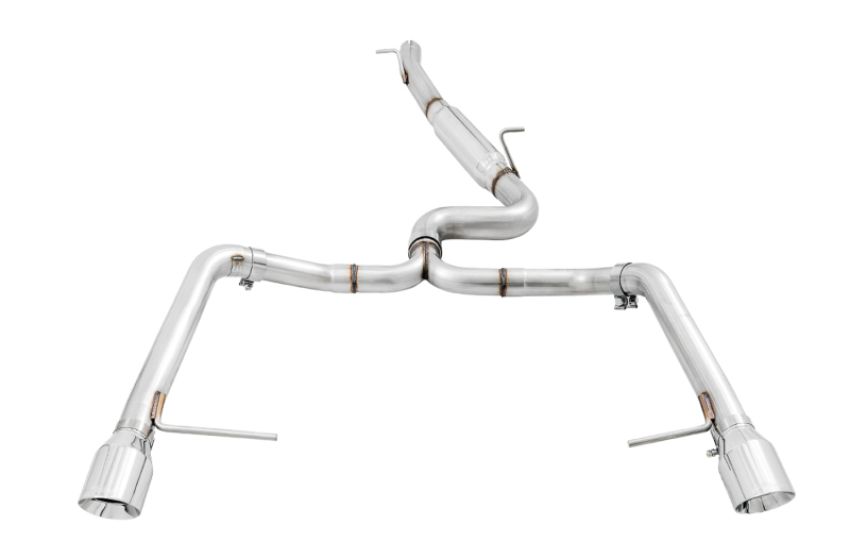 AWE Tuning 3020-32044 VW MK7 Golf Alltrack/Sportwagen 4Motion Track Edition Exhaust - Polished Silver Tips