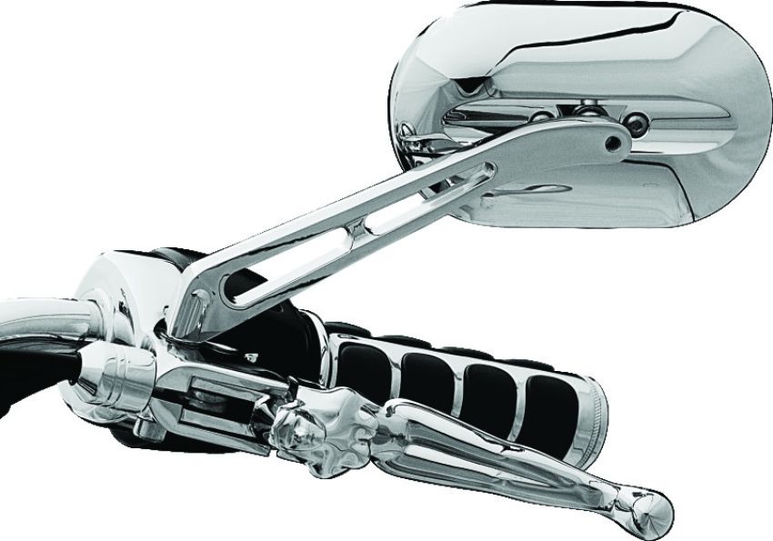Kuryakyn 1409 Magnum Plus Mirror Large Convex Glass Chrome