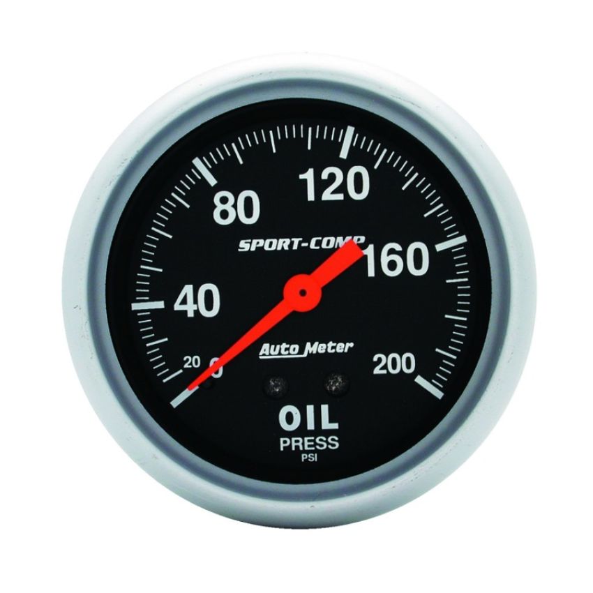 AutoMeter 3422 GAUGE, OIL PRESSURE, 2 5/8