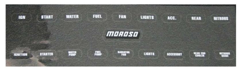 MOROSO MOR97542 Switch Panel Label