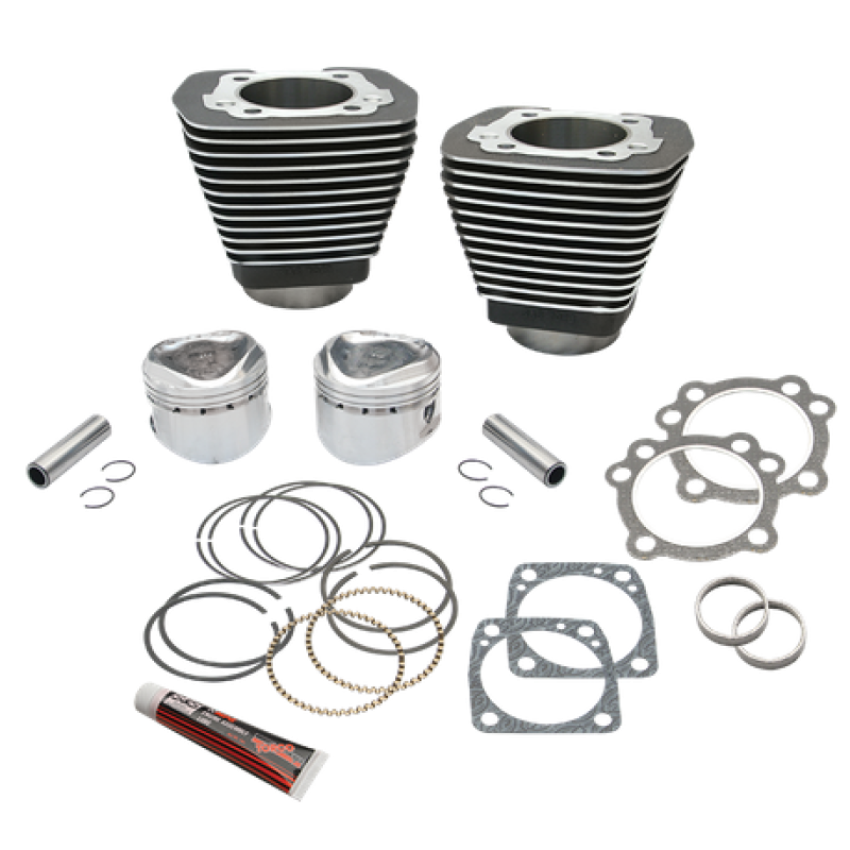 S&S Cycle 91-7715 84-99 BT w/ Super Stock Heads 89in 3-1/2in Bore Cylinder and Piston Kit