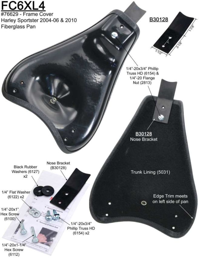 Mustang Motorcycle 76629 Mustang Cyclone Mounting Kit