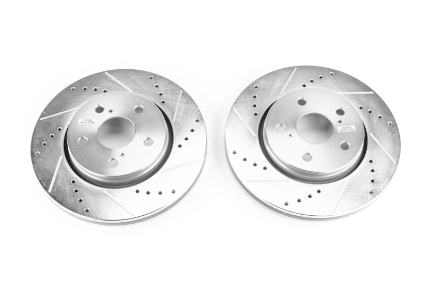 PowerStop JBR1757XPR PowerStop Evolution Performance Drilled, Slotted & Plated Brake Rotor Pair