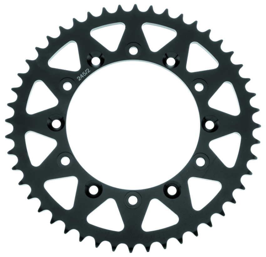 BikeMaster 965111 Honda Rear Steel Sprocket 520 45T - Black
