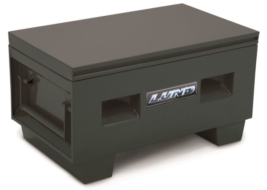 LUND 708048 Universal Steel Job Site Box/Chest - Black