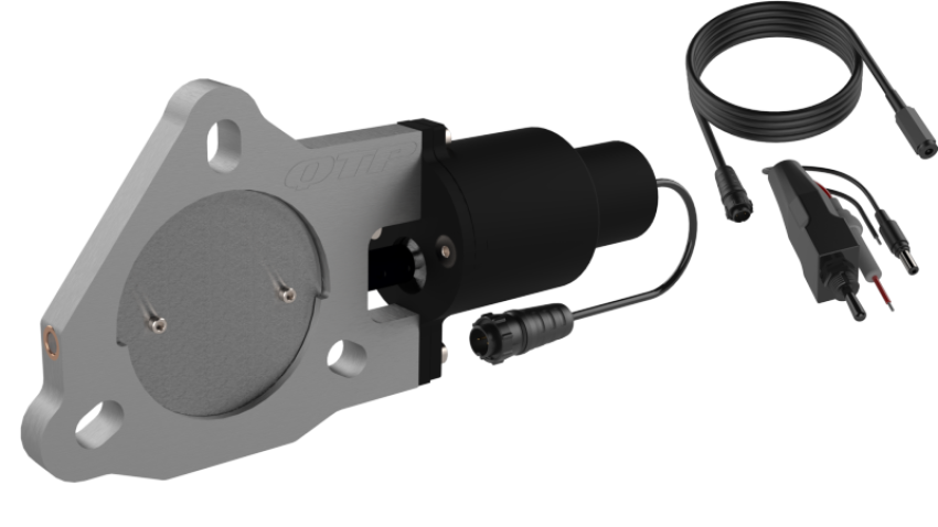 QTP QTEC30 3in Bolt-On QTEC Electric Cutout Valve - Single