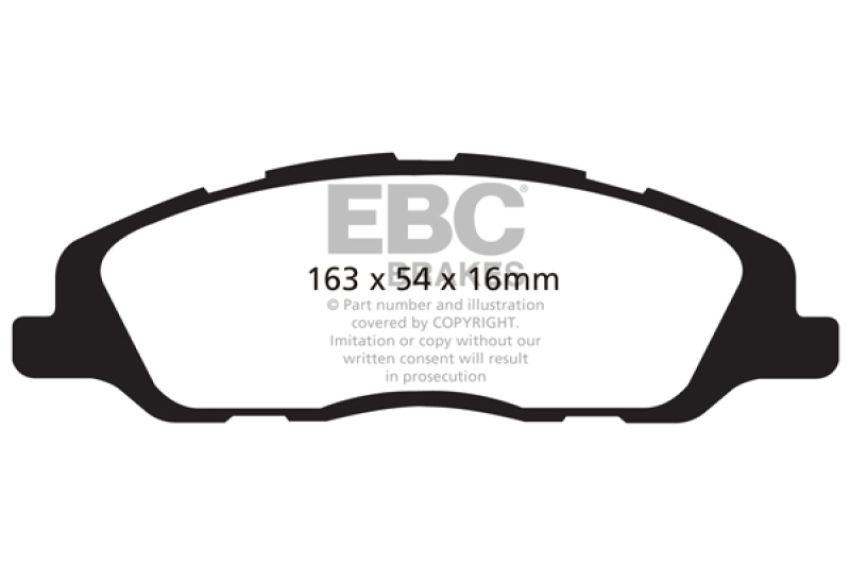 EBC Brakes DP31868C Redstuff Ceramic Low Dust Brake Pads