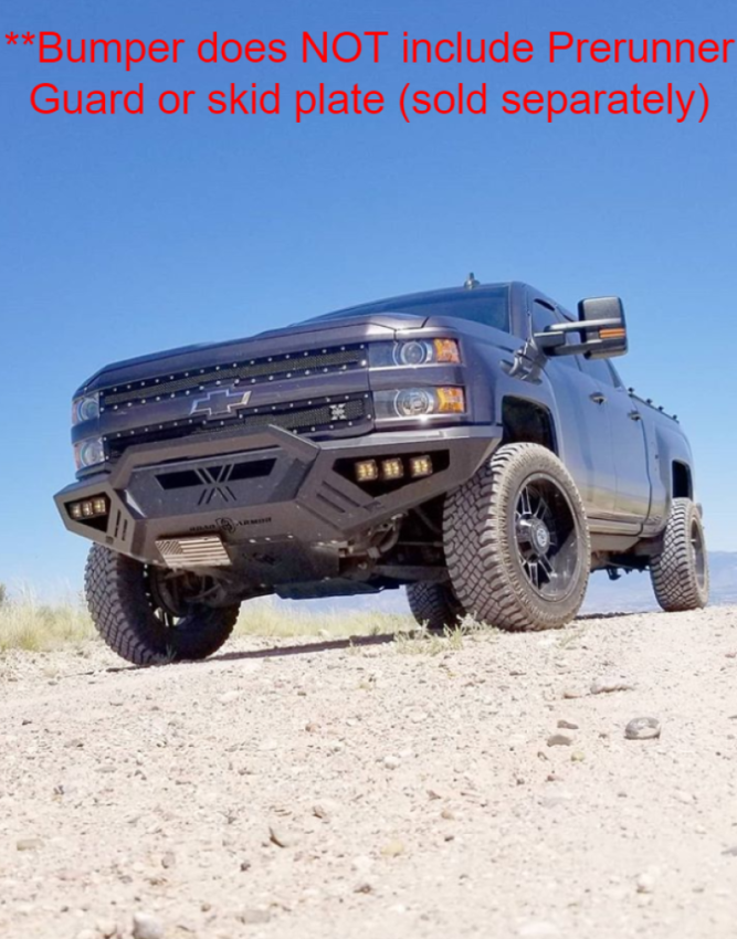 Road Armor 3152XF0B 15-19 Chevy 2500 SPARTAN Front Bumper - Tex Blk