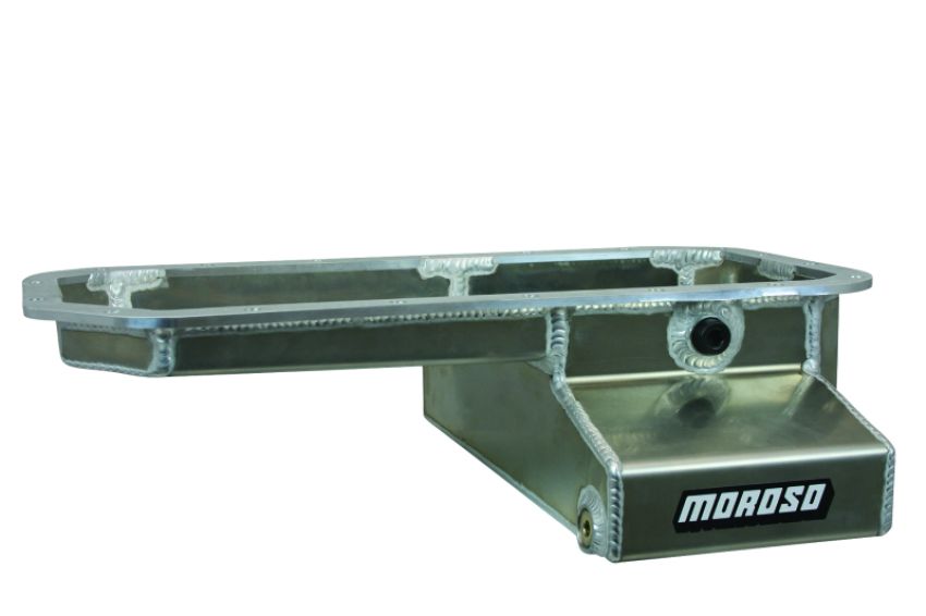 Moroso 20936 Toyota 2RZFE/3RZFE Kicked Out Wet Sump 5qt 5.5in Aluminum Oil Pan