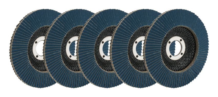 ALLSTAR PERFORMANCE ALL12121-5 Flap Discs 60 Grit 4-1/2in with 7/8in Arbor
