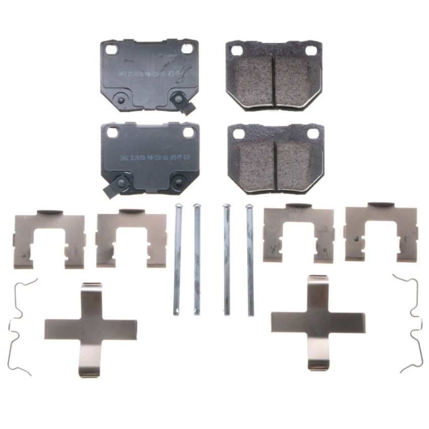PowerStop 17-461 PowerStop - Z17 Low-Dust Ceramic Brake Pads with Hardware