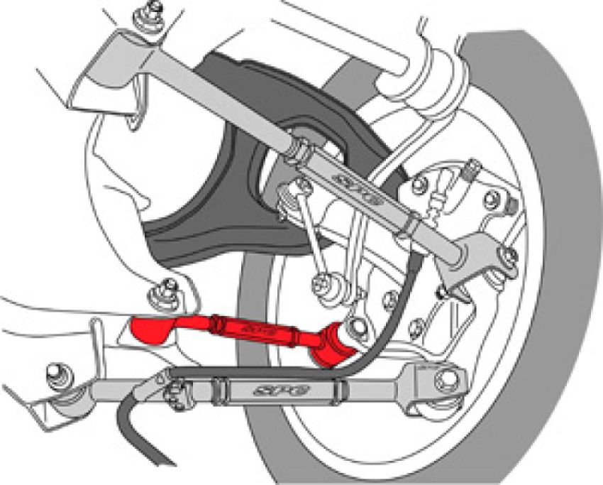 SPECIALTY PRODUCTS COMPANY 67555 ACCORD/TSX REAR TOE ARM
