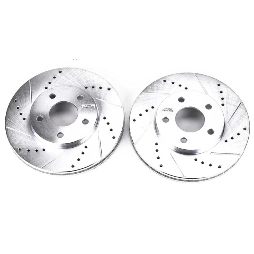 PowerStop AR82116XPR PowerStop Evolution Performance Drilled, Slotted & Plated Brake Rotor Pair