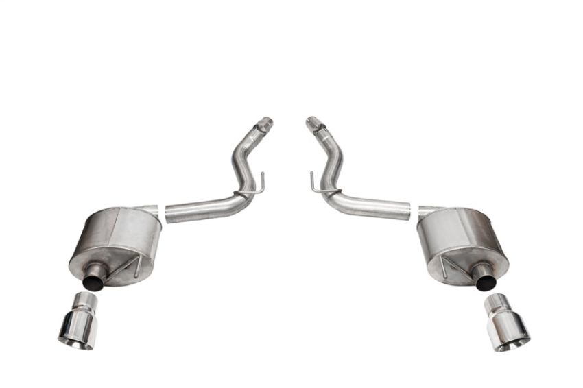 CORSA Performance 21256 Corsa 2024 Ford Mustang GT Touring Axle-Back Dual Rear Exit with 4.5in Pro Series Polished Tips
