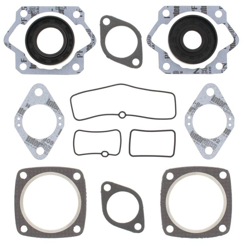 Vertex Pistons 711025X Vertex Gaskets 72-74 Ski-Doo Elite / Alpine Complete Gasket Kit w/ Oil Seals