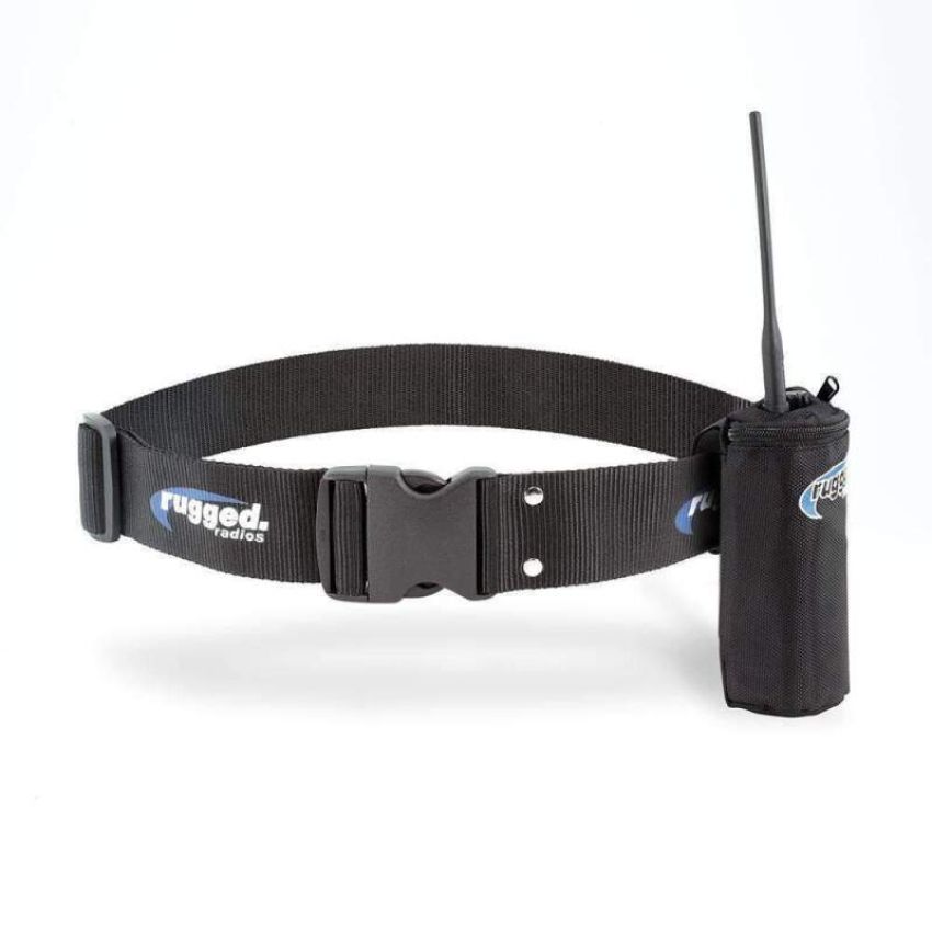 Rugged Radios MC-BELT-BAG-LG Comm Belt / Bag Combo for Moto & Circle Track Racing Large - Fits Waists Up to 36