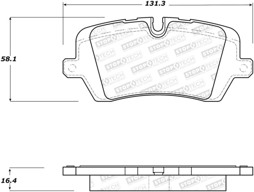 Stoptech 308.16920 Street Brake Pads - Rear