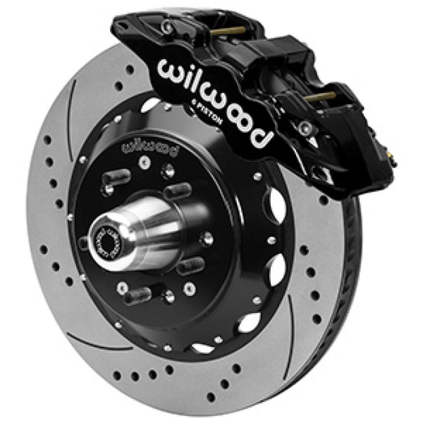 Wilwood 140-16246-D Aero6R/ST Front Big Brake Kit 14in D/S Black Powder Coat 79-88 Chevrolet Monte Carlo