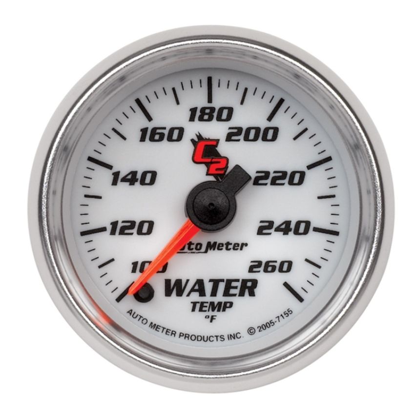 AutoMeter 7155 GAUGE, WATER TEMP, 2 1/16