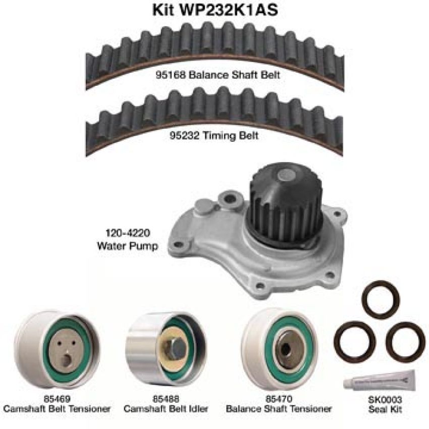 Dayco WP232K1AS Water Pump Kit